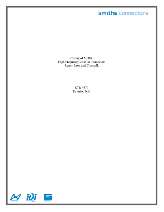 MDHC Return Loss Report